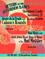 sleeping lady january poster